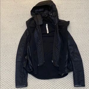 Lululemon black fleecy keen jacket